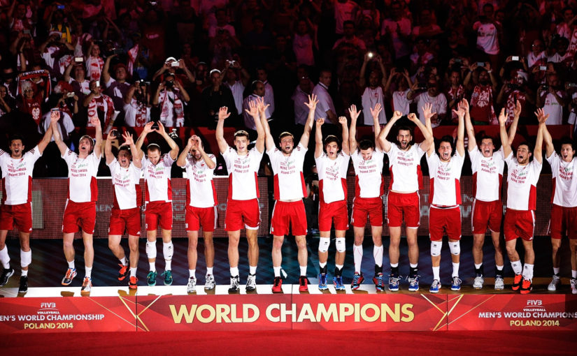 2014 - Polacy zostają Mistrzami Świata w siatkówce pokonując w wielkim finale Brazylię w Katowicach